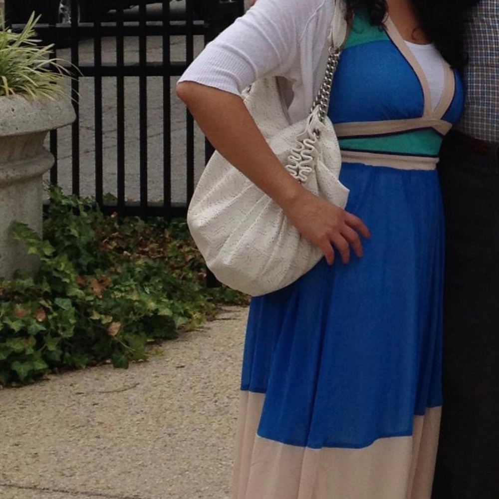 Pretty blue maxi